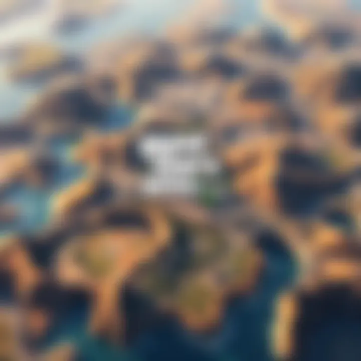 GTA VI Game Map Leak A large detailed map from GTA VI showing various environments and features
