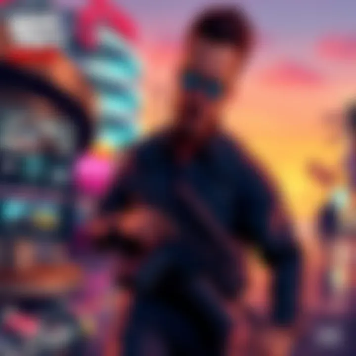 Screenshot showing new UI features including updated wallet icons and subtitle changes for GTA VI.