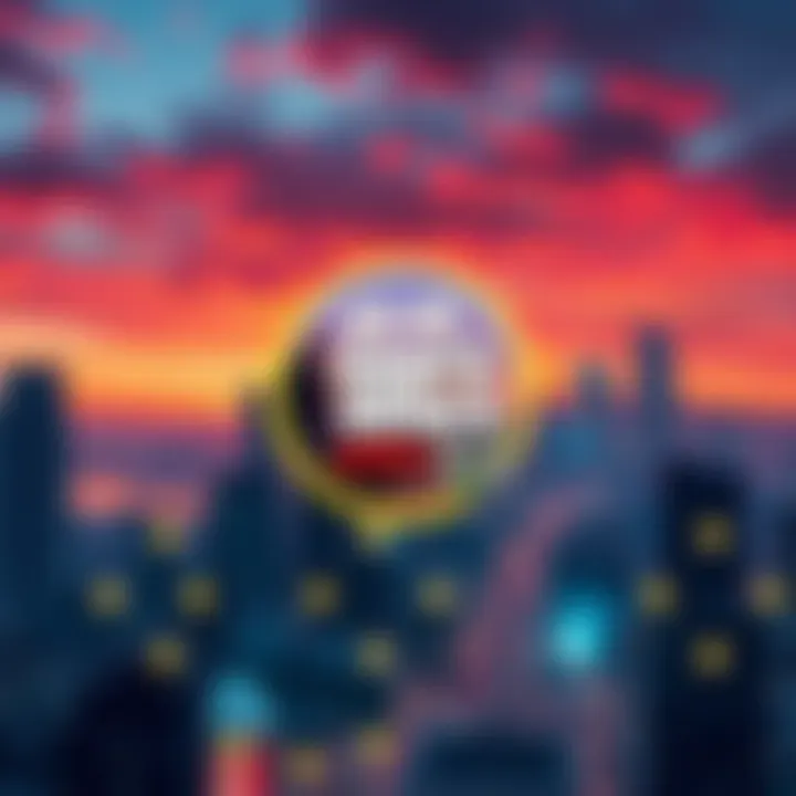 A promotional image showing the cover art of GTA VI with a bright 'Pre-Order Now' badge on it, set against a backdrop of a city skyline.