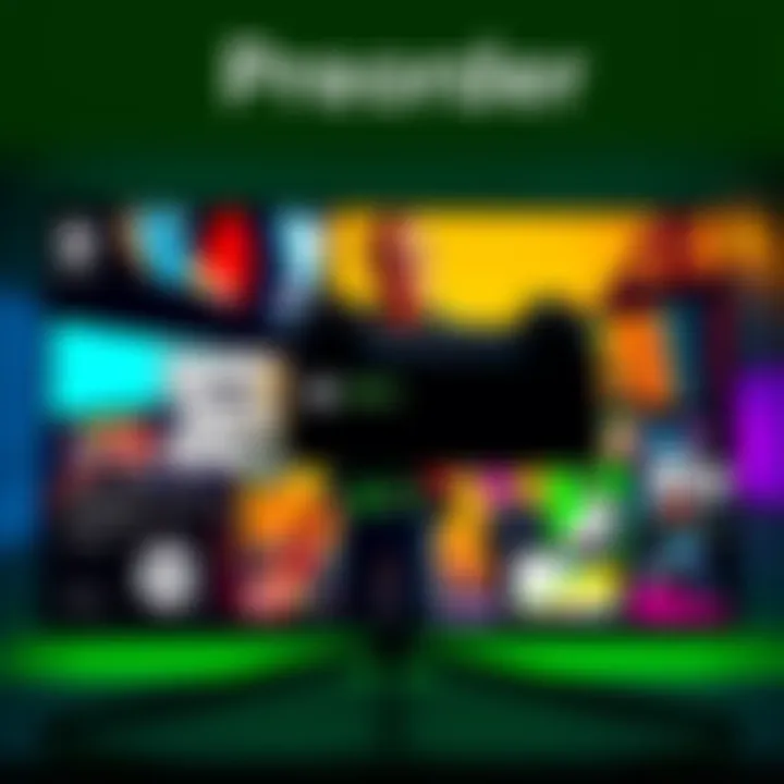 Screenshot showing the GTA VI preorder option on Xbox with a vibrant game cover background