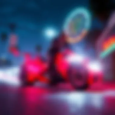 Screenshot from the GTA VI leak showing Rideout Customs with a preview of Lucia at the end