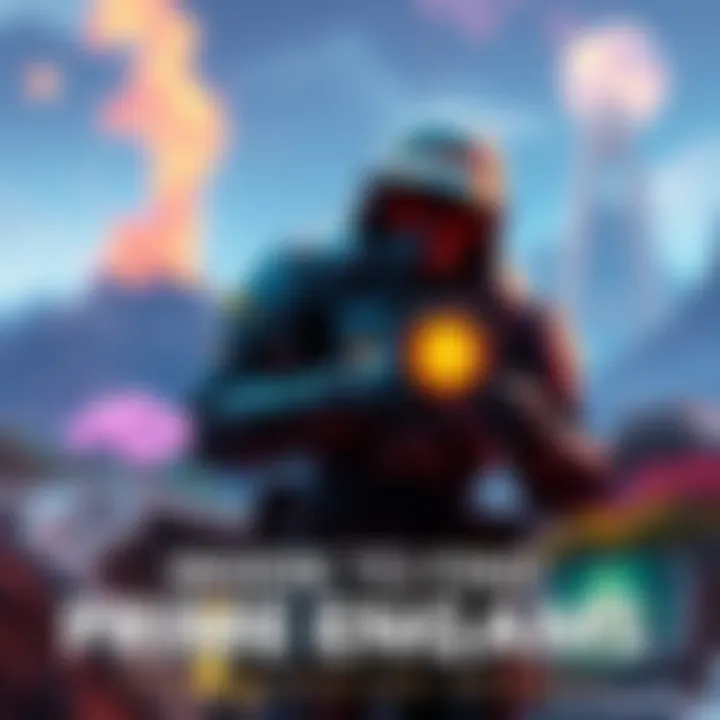 A Guardian character in futuristic armor finding Prime Engrams on a vibrant gaming landscape