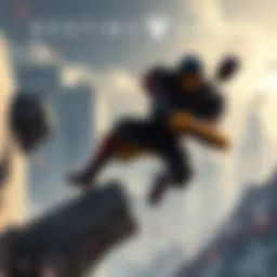 A Guardian character attempting a challenging jump in Destiny 2, showing frustration and determination
