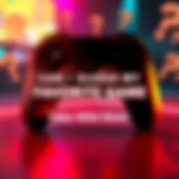 An eye-catching graphic showing a game controller with question marks around it, inviting people to guess a favorite video game.