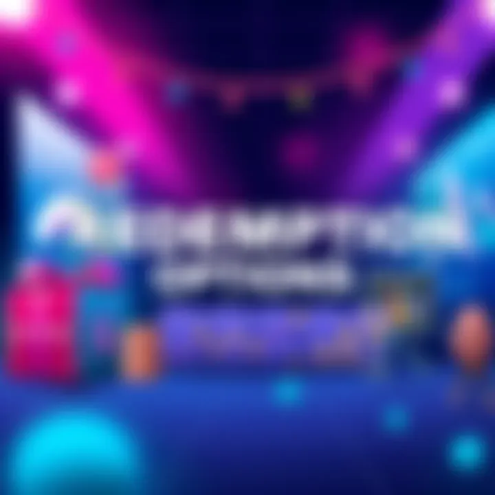 Guide to Redemption Options Illustration showing various reward options like gift cards, cash back, and points chart for individuals to choose from.