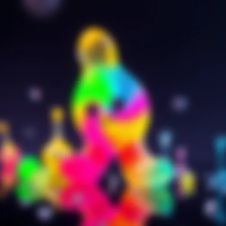 A colorful Gummy Zero Point Sprite displayed prominently, showcasing its unique features and vibrant design, representing the last one in circulation.