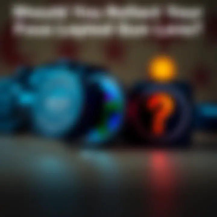 A gun lens lying next to a Focus School badge with a question mark, symbolizing the decision to replace it after maxing out in Madurai.