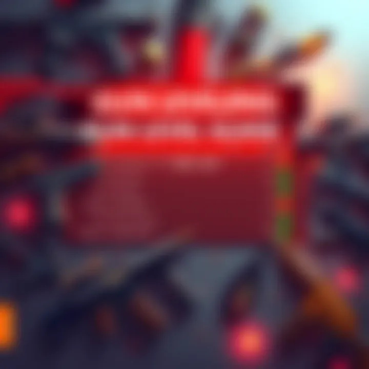 Gun Leveling Guide Illustration A variety of guns displayed with a tier list showcasing their rankings and power, surrounded by gaming elements.