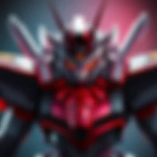 Gundam Beast Pilot Concept Art Concept art of the Gundam Beast pilot, known as 'demon', showcasing her design but lacking intense expression.