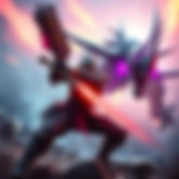 A character using the Gunlance weapon in a vibrant battlefield, demonstrating powerful combos against a monster.