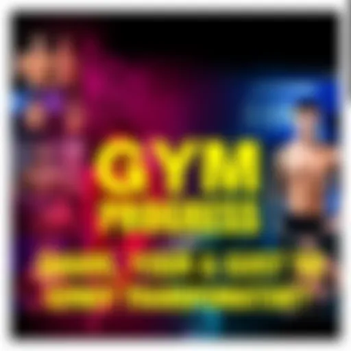 A collage of gym transformation images showing before and after results of fitness journeys