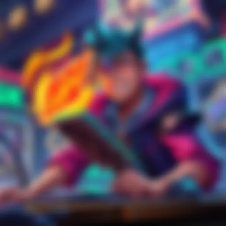 Habugabu, a skilled Hearthstone player, showcasing his innovative deck during a competitive match.