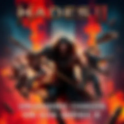 Cover art showcasing Hades II with fiery background and characters in action