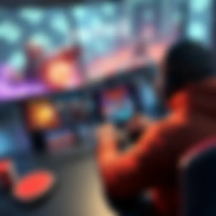 A player enjoying Hades 2 on a Steam Deck, showing exciting action and colorful graphics.