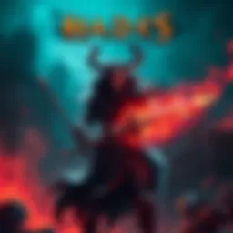 Hades game cover featuring the main character holding a weapon in the underworld