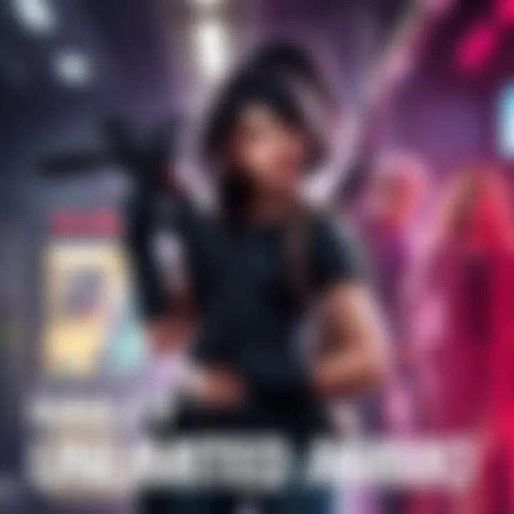 Hailey holding a weapon with an endless supply of ammo, showcasing a confident stance compared to Valby and Freyna in the background.