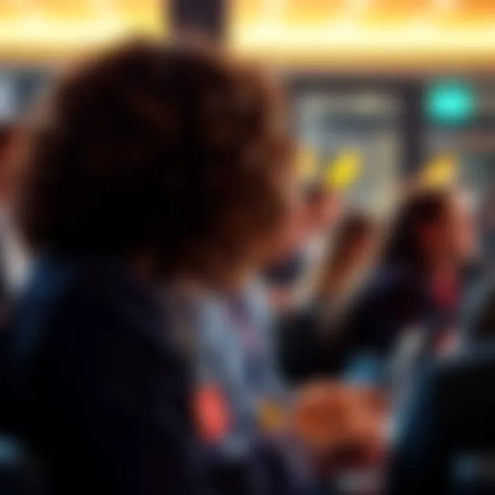 Hair Care Tips A person sharing hair care tips with others at a forum