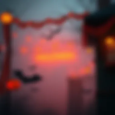 Halloween Chapter Farewell A spooky scene showing Halloween decorations and fog, symbolizing the end of the Halloween Chapter in The Fog game.