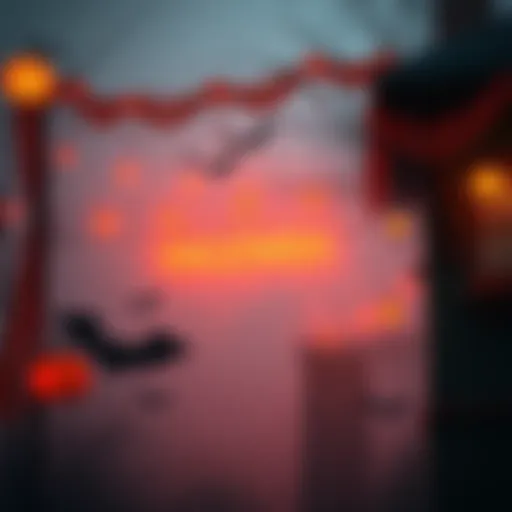 Halloween Chapter Farewell A spooky scene showing Halloween decorations and fog, symbolizing the end of the Halloween Chapter in The Fog game.