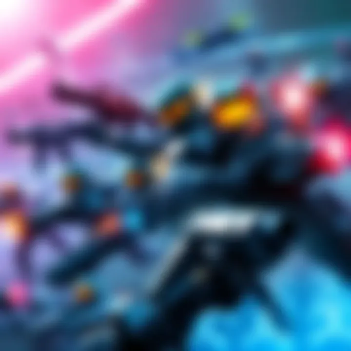 A montage of new weapons and enemies from Halo 1 overhaul mods, showcasing enhanced gameplay elements