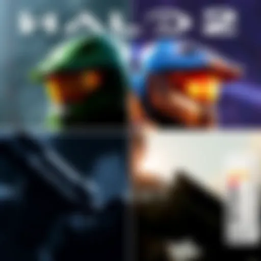 Halo 2 Campaign Comparison A side-by-side comparison of Halo 2's original graphics and the anniversary edition's updated visuals