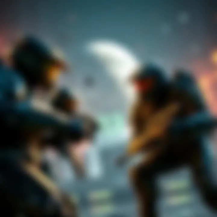 Players engaged in a multiplayer match in Halo 3, showcasing teamwork and strategy.