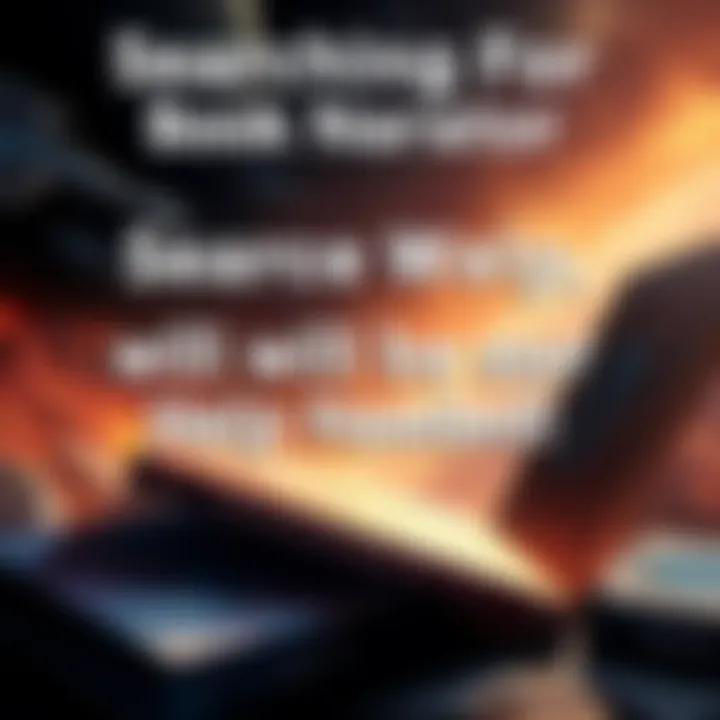A text graphic asking for help to find a female narrator for Halo books on YouTube, featuring elements of Halo imagery and books.