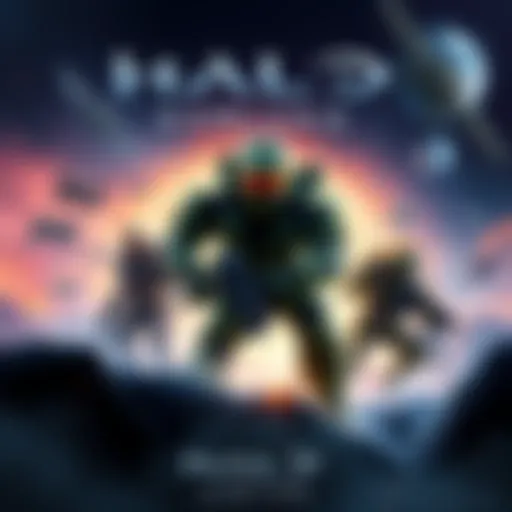Halo Campaign Evolved Game Cover Cover art for Halo: Campaign Evolved featuring action-packed scenes and iconic characters