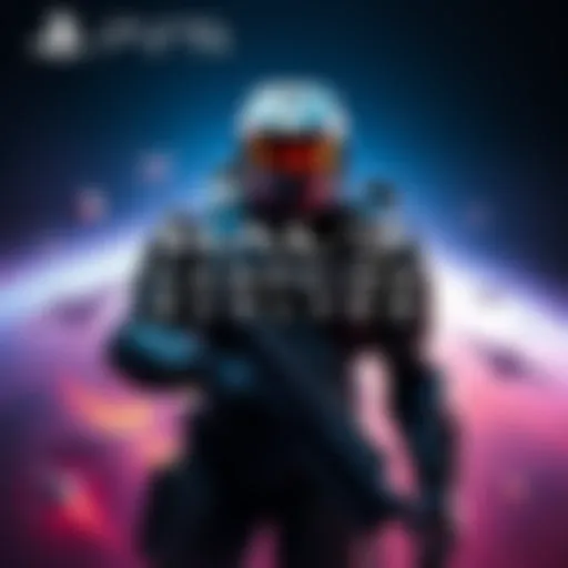 Halo Campaign Evolved on PS5 Halo Campaign Evolved game cover featuring a futuristic soldier in combat gear against a dramatic space background