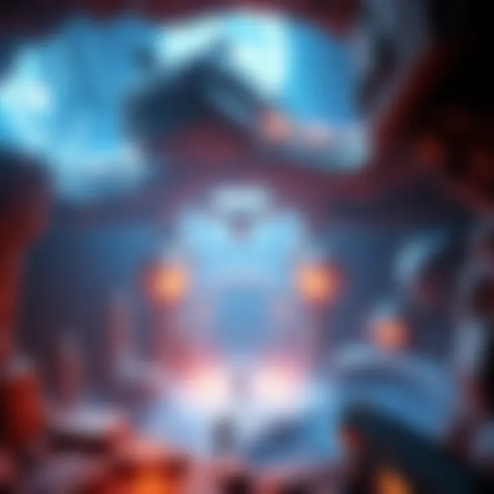 A scene showcasing the recycled level 'The Maw' in Halo CE with gameplay elements and iconic visuals