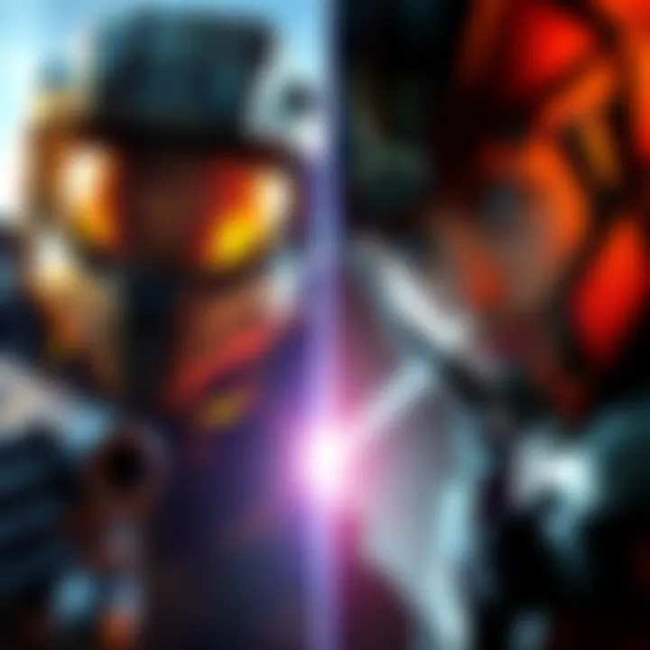 Character voice change in Halo A comparison of two characters from Halo 2 and Halo 3 showing changes in voice and personality delivery