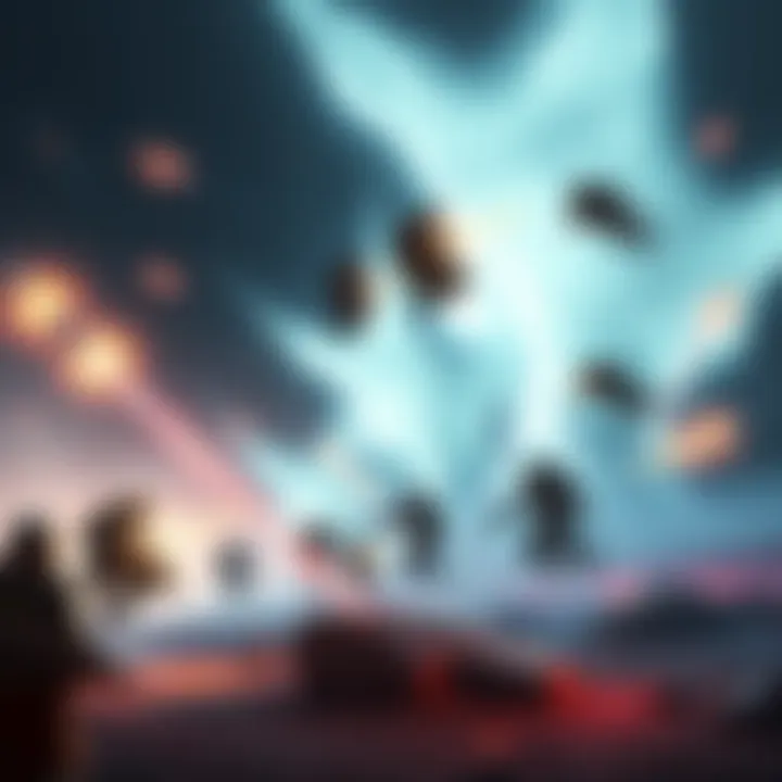 Halo Extraction Shooter Concept A depiction of a futuristic battlefield featuring characters from Halo engaging in an extraction mission, showcasing intense action and strategy.