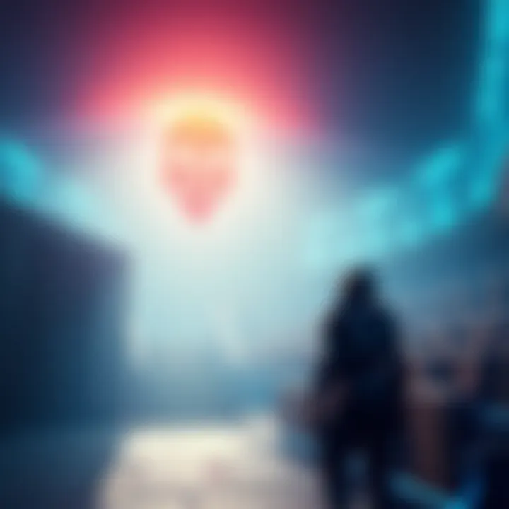 A player character in Halo Infinite searching for the elusive Bandana Skull in the Silent Auditorium area.