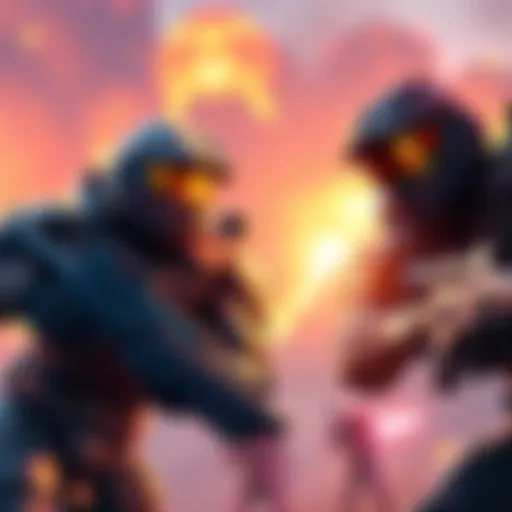 Players engaged in classic Halo Infinite gameplay with vibrant graphics and iconic weapons