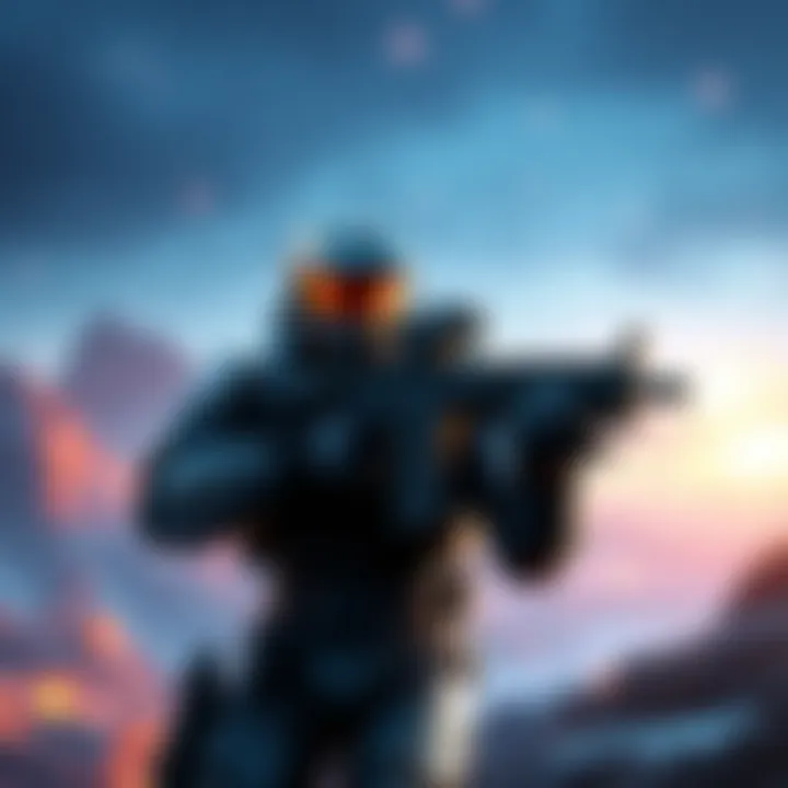 A player in Halo Infinite achieves a double kill with a precision rifle, showcasing skill and strategy during intense gameplay.