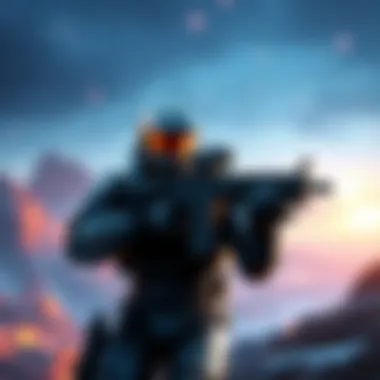 Halo Infinite Double Kill A player in Halo Infinite achieves a double kill with a precision rifle, showcasing skill and strategy during intense gameplay.