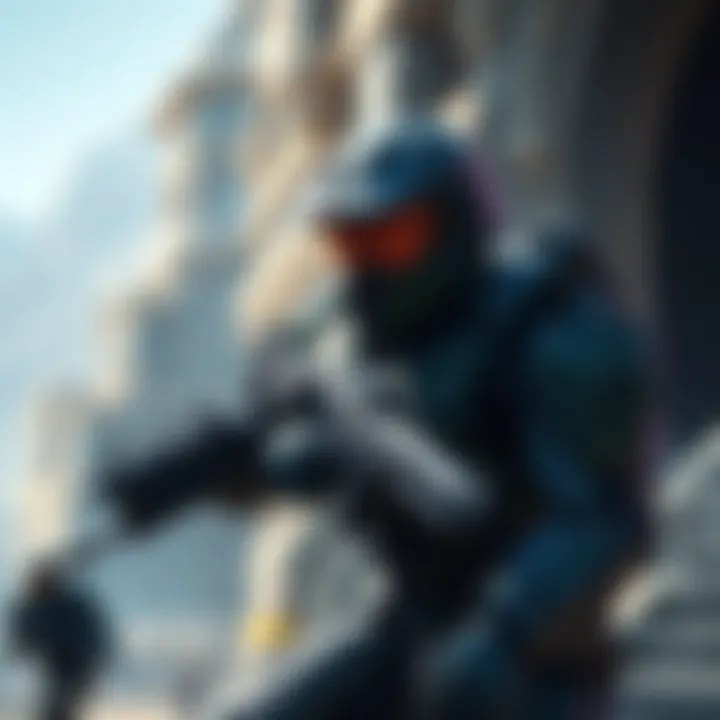 A Spartan preparing for battle in the Halo Infinite Firefight mode, showcasing new weapons and gameplay enhancements.