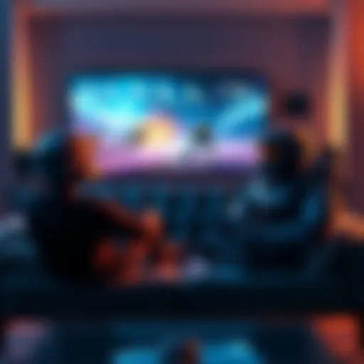 Two players enjoying local split-screen Halo gameplay on a couch with game controllers