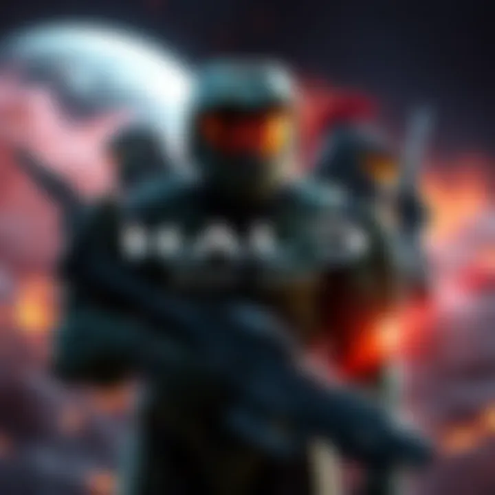 A collage representing the UNSC formation and Spartan history from Halo lore