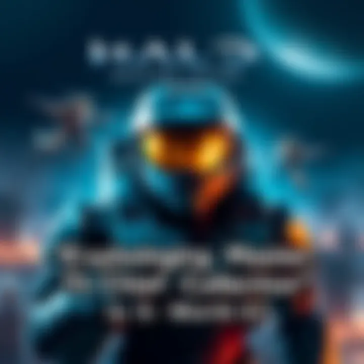 Showcase of Halo: The Master Chief Collection with characters and gameplay scenes
