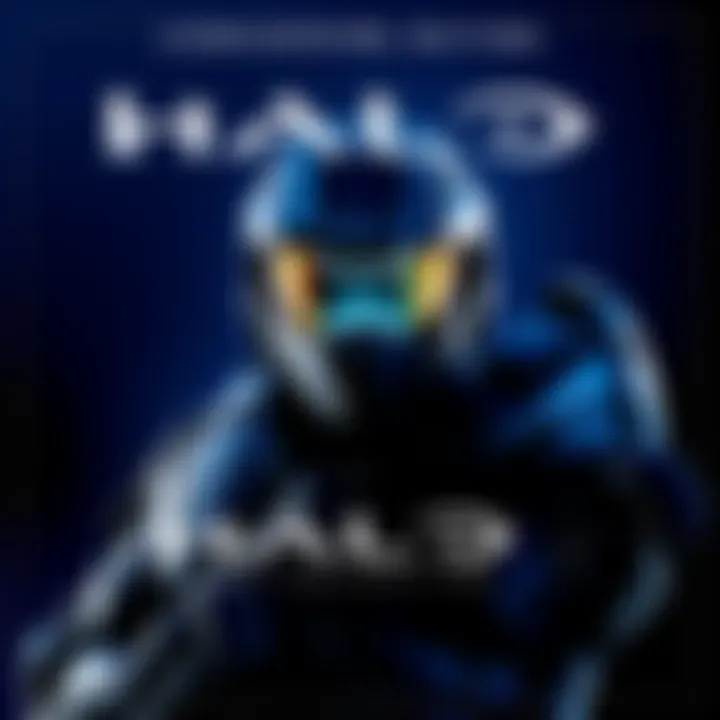 Cover art featuring Master Chief in his iconic armor with a blue and black background