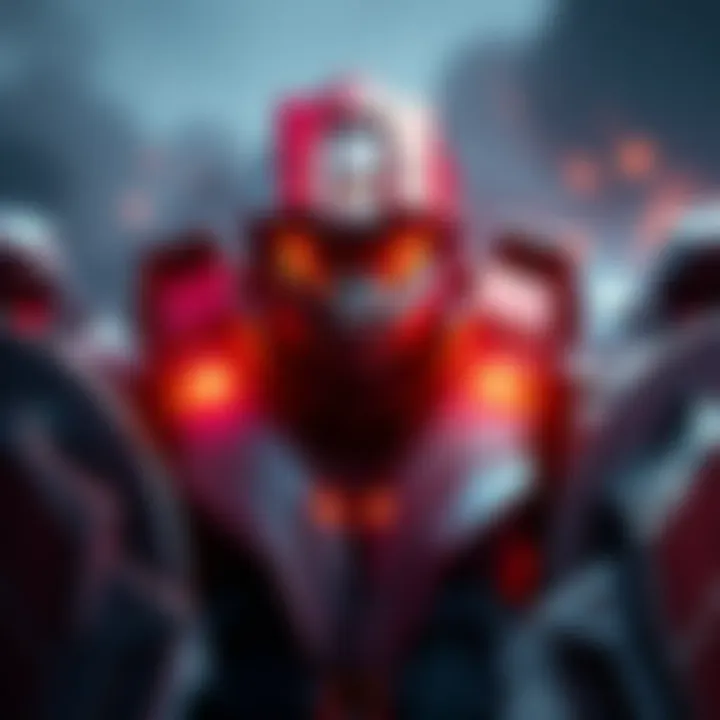 A close-up of Halo's Mjolnir armor showcasing its sleek design and Spartan shields in a battlefield environment