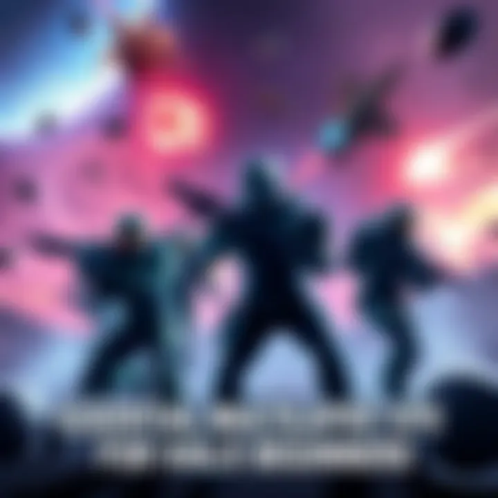 A group of players engaged in a heated Halo multiplayer match, featuring various weapons and vehicles in action.