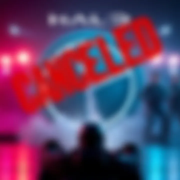 Artwork showing the cancellation of Halo's Project Ekur with a broken logo and disappointed fans in the background.