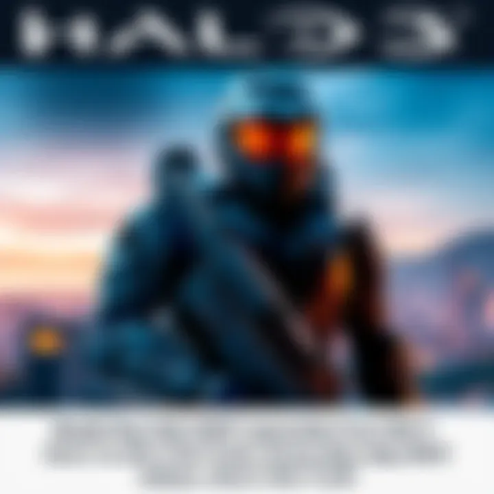 Cover art of Halo ODST showing a soldier in armor against a city skyline
