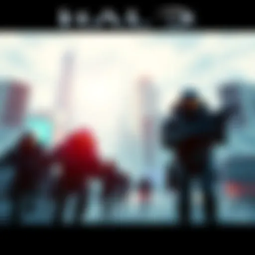 Standard soldiers from Halo ODST navigating a cityscape during a campaign mission