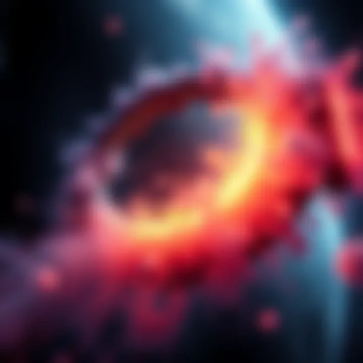 A conceptual depiction of the Halo Ring releasing Fentanyl dust into space, illustrating the addictive power it might wield over various species.