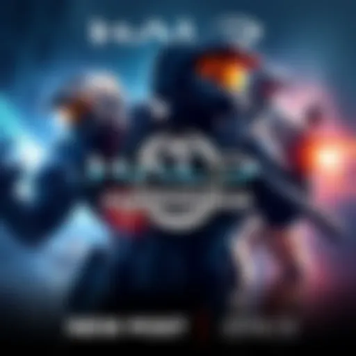 Exciting update announcement for the Halo World Championship with visuals of Halo characters and game action