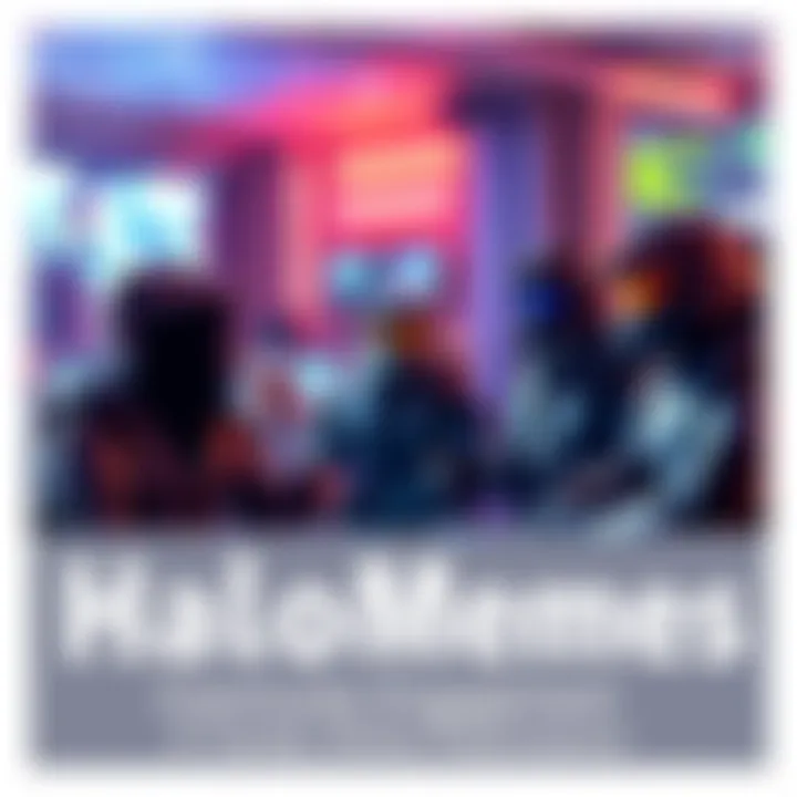 A group of gamers sharing laughs and memes related to Halo in an online forum setting.