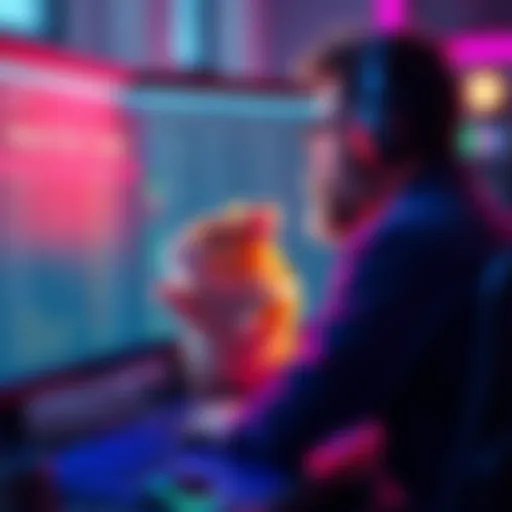 A hamster player analyzing a matchup tierlist on a computer screen